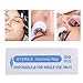 100Pcs/Set 3Types Permanent Makeup Tool For Eyebrow Tattoo Machine Round Disposable Needle Pin(1R)