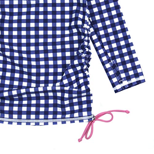 Image of SwimZip Girls' Long Sleeve Swim Dress Cover Up Swimsuit - UPF 50+ Sun Protection