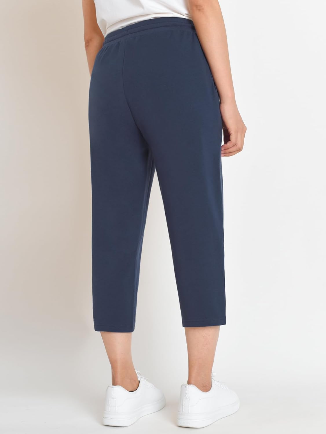 Weintee Women's Cotton Capris with Pockets 2 Pack - Image 3