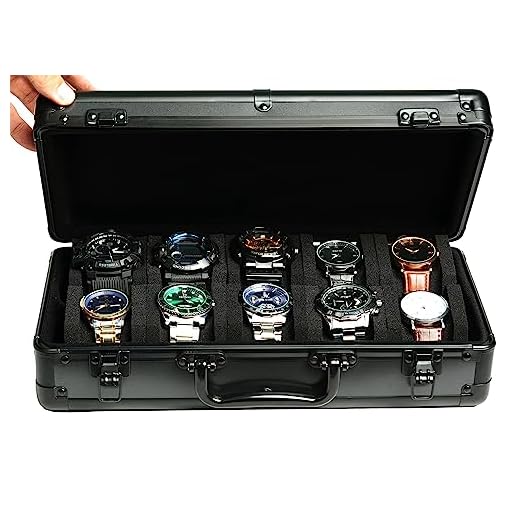Can i carry wrist watch in checked luggage Aluminum Watch Case for 10 Watches