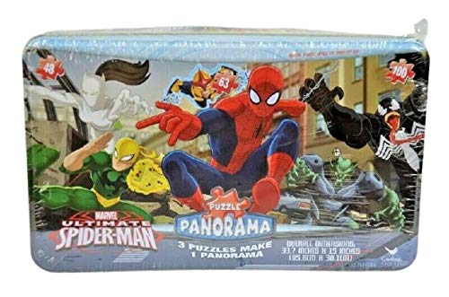 Spiderman Panorama Puzzle In A Tin #TOP4