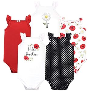 Hudson Baby Unisex Baby Cotton Sleeveless Bodysuits