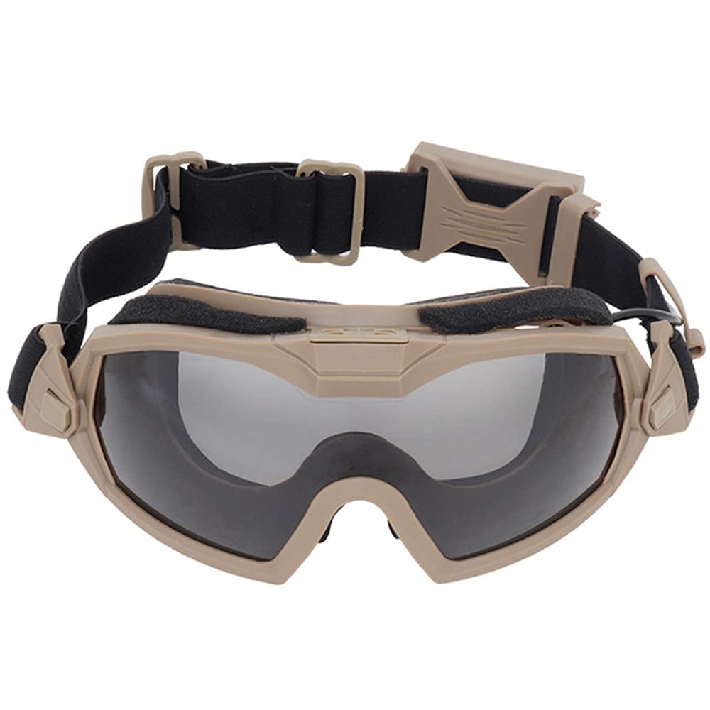 ACEXIER Gafas de Seguridad tácticas Airsoft Paintball con regulador Ajustable, Juego de Gafas antivaho a Prueba de Viento