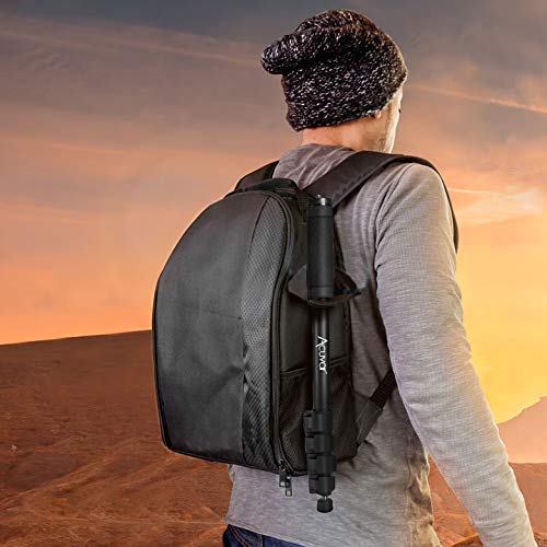 Acuvar 62' Inch Monopod With Integrated Safety Strap And 4 Section Extending Pole For All Digital Cameras, Dslr, Mirrorless, Compact Cameras, Camcorders & Cell Phones #TOP3