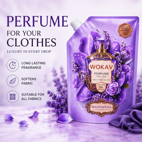 Image of Liquid Fabric Conditioner 1L | After Wash Softener for Machine &Hand Wash | 10x Long Lasting Perfume Fragrance | Anti-Static | Suitable forAll Fabrics | Men & Women (Margherita)