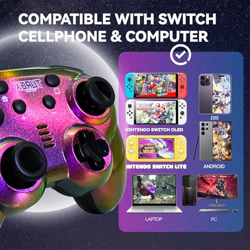 turbX-Mini-Wireless-Video-Game-Controller-Small-Bluetooth-Gamepad-Portable-Gaming-Controls-for-Nintendo-Switch-iPhone-iPad-Android-Mobile-Phone-Steam-Deck-and-PC