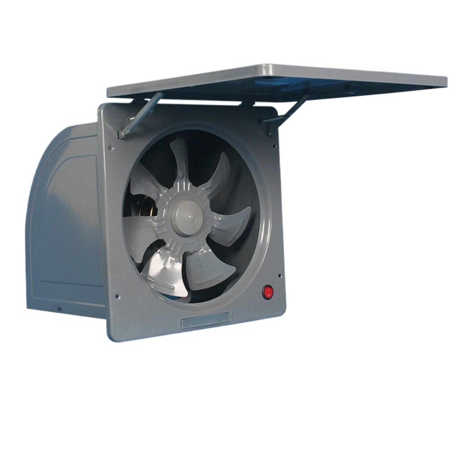 Ventilatore di scarico silenzioso, Ventilatore di scarico fumi olio da finestra 10 pollici, potente e silenzioso, interamente in metallo, for la ventilaze del bagno,per sfiato aria bagno WC(B)