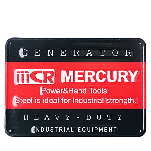 Amazon.co.jp: MERCURY エンボス ティンサイン 看板 (ジェネレーター