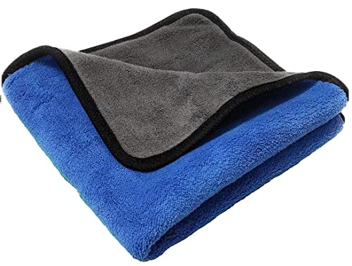 Image of Auto Hub 400 GSM, Microfiber Double Layered Cloth 30x40 Cms 1 Piece (Mix) Cloth Set, Extra Thick Microfiber Cleaning Cloths Perfect for Bike, Auto, Cars Both Interior and Exterior.