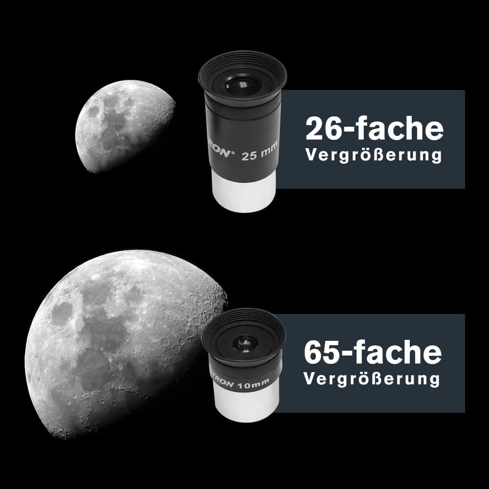 Celestron StarSense Explore DX 130 Newton-Reflektorteleskop, Smartphone-App-fähig, inklusive Okulare, Halterung, Stativ