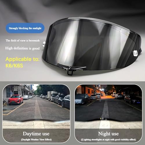 Image of AGV K6 and K6S Visor (Smoke)