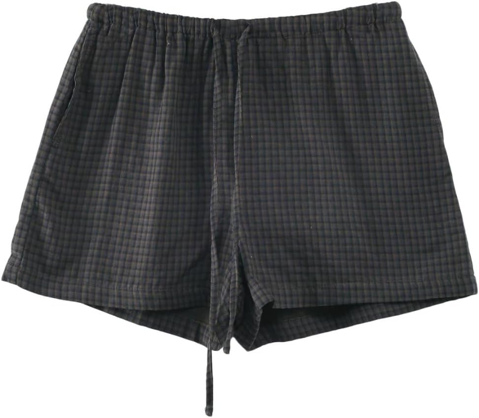 Amazhiyu Women's Cotton Gauze Pajama Shorts Comfy Lounge Bottom with Pockets - Image 4