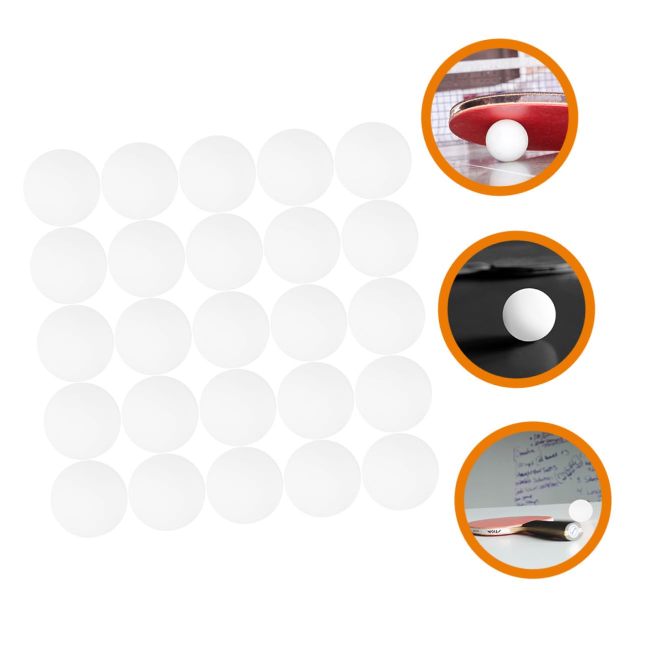 ifundom Pong De Pong Blancas Pelota De Pong De Tenis Apestar Entrenador De Tenis De Mesa Bolas De Pong Bolas De Plastico Abdominales Blanco