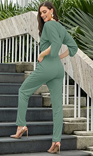 Image of KOH KOH Womens Short Sleeve Semi Formal Cocktail One Piece Jumpsuit Romper