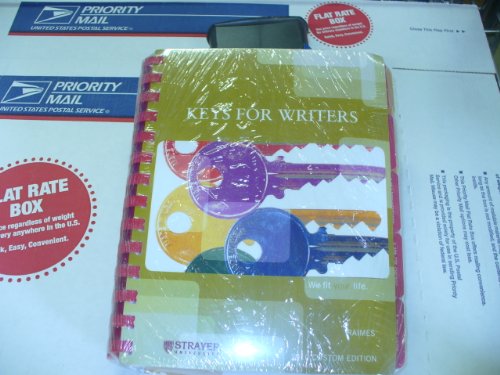 Keys for Writers with Writespace- Strayer University Pkg