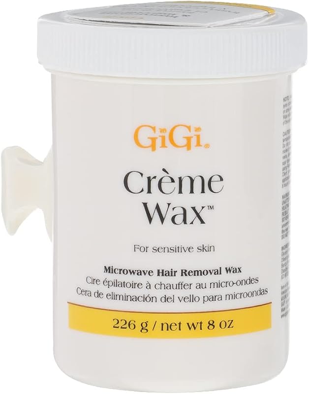 Cera cremosa GIGI para depilação facial e corporal, uso em micro-ondas, 227 g