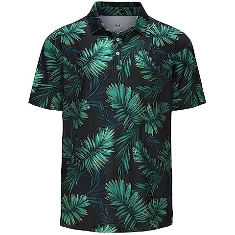 Moheen Men's Moisture Wicking Golf Polo Shirt Cover