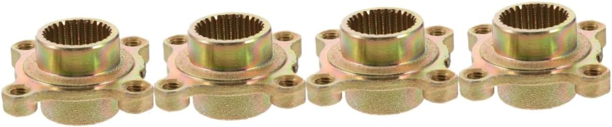 ULTECHNOVO 4pcs Atv Rear Axle Hub Brake Disc Fixed Seat for and Beach Carts Chain Wheel Support for Enhanced Stability and Performance
