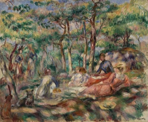 Affiche Renoir Pique-nique Grand Format pour Décoration de Bureau et Salon