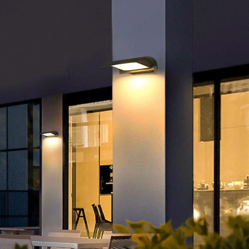 NATWEE Applique extérieure Portail Porte Lampe Frontale Lampe de Jardin allée Applique extérieure Balcon Porte Avant terrasse Applique étanche It's So Kind of You