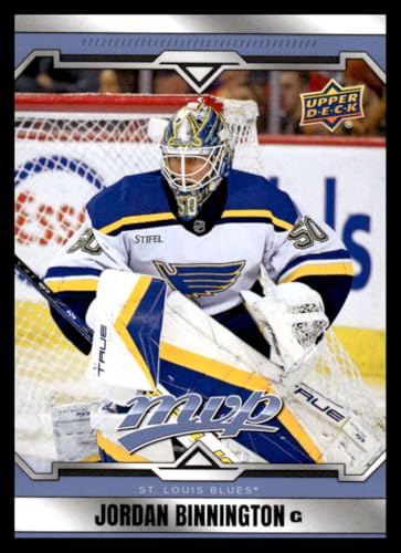 2024-25 Upper Deck MVP #72 Jordan Binnington St. Louis Blues NHL Hockey Base Trading Card