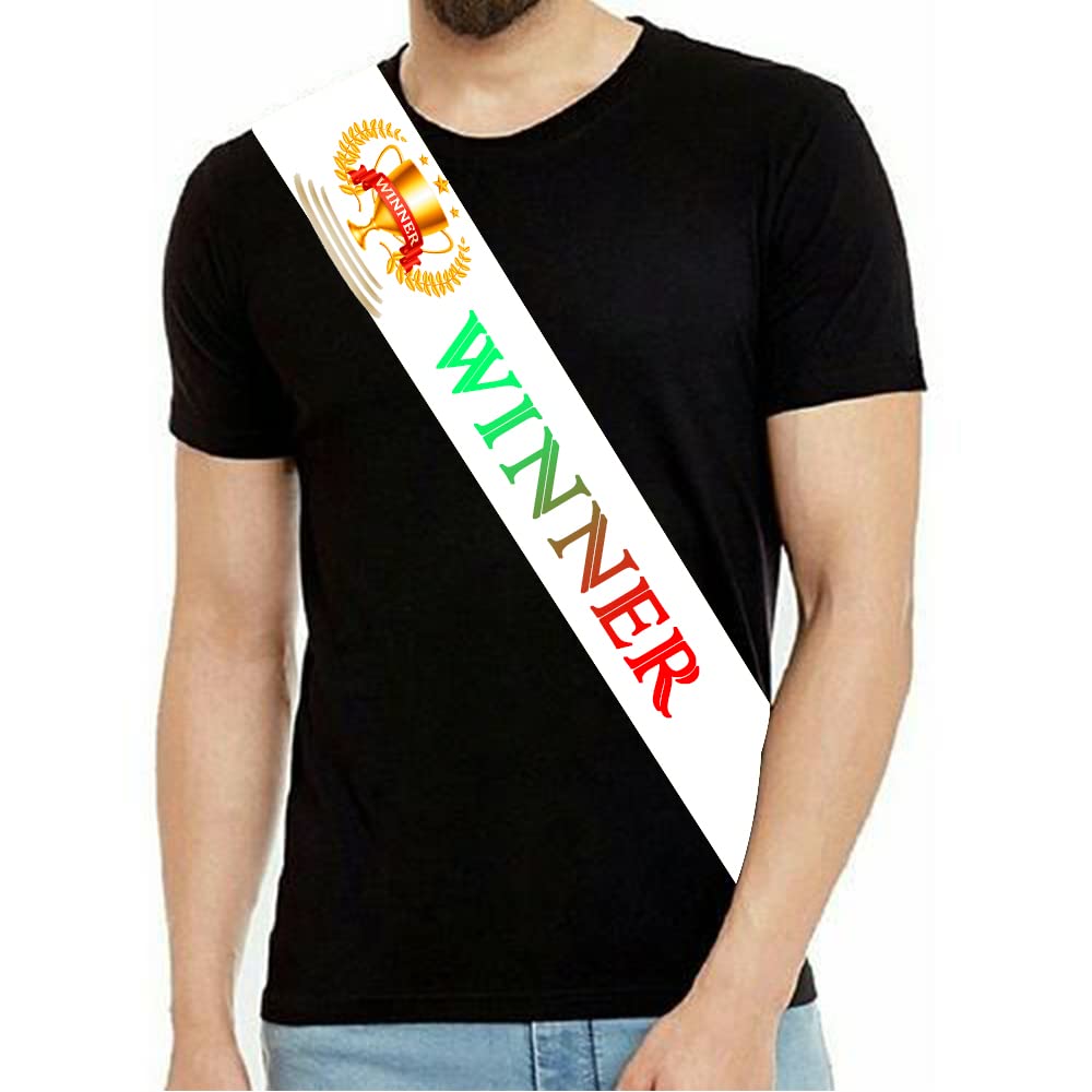 ananta design gifts Party Props Satin Sash for Girls Boys Men's Women's Couple Kids Adult Color Pink, Golden, Yellow, White Size 4 x 72 inches Pack of 1-picture-36