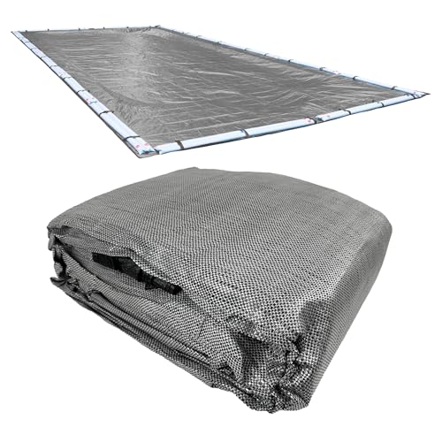 Cobertor de Piscina Invierno Mesh 20x40ft Gris Clásico miniatura 1