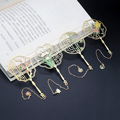 Marque-pages classiques en métal durable, accessoire de lecture premium