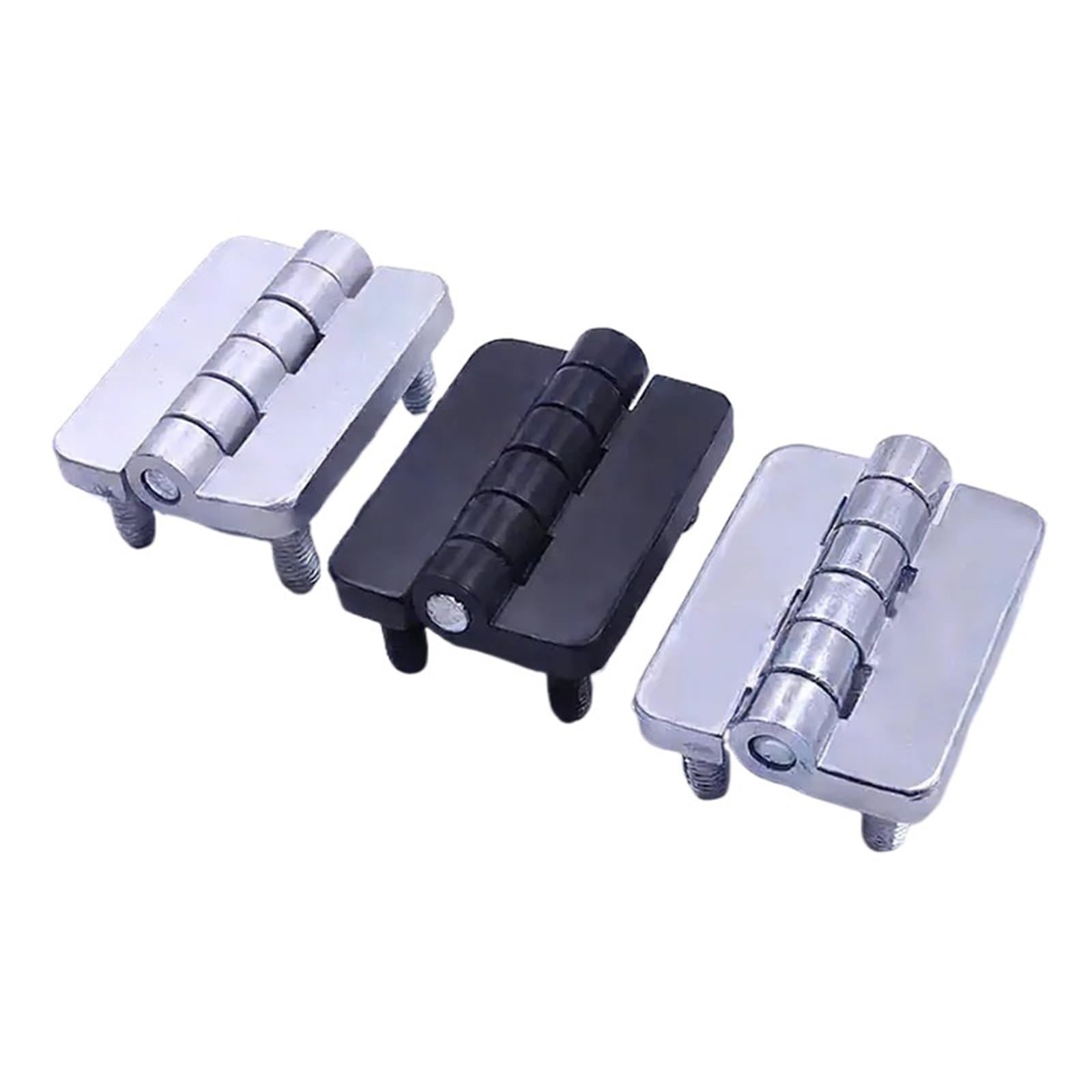 Douknail Black-7 Pcs Zinc Alloy Hinge Thickened Screw Embedded With Industrial Bearing Equipment 7Pcs(Black-7 Pcs)