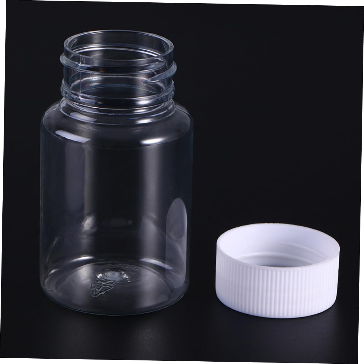 IMIKEYA 22 Botellas de Viaje de Plástico Transparente Tapa y Boca Ancha, 80 Ml, Resistentes y Multipropósito para Líquidos y Medicamentos en Viajes