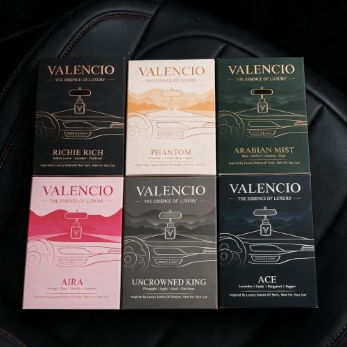 Image of Valencio Luxury Car Perfume Uncrowned King - Musk & Oak Moss Hanging Diffuser | Luxury Body Perfume Inspired Fragrance | Natural Essential Oils | Up to 45 Days