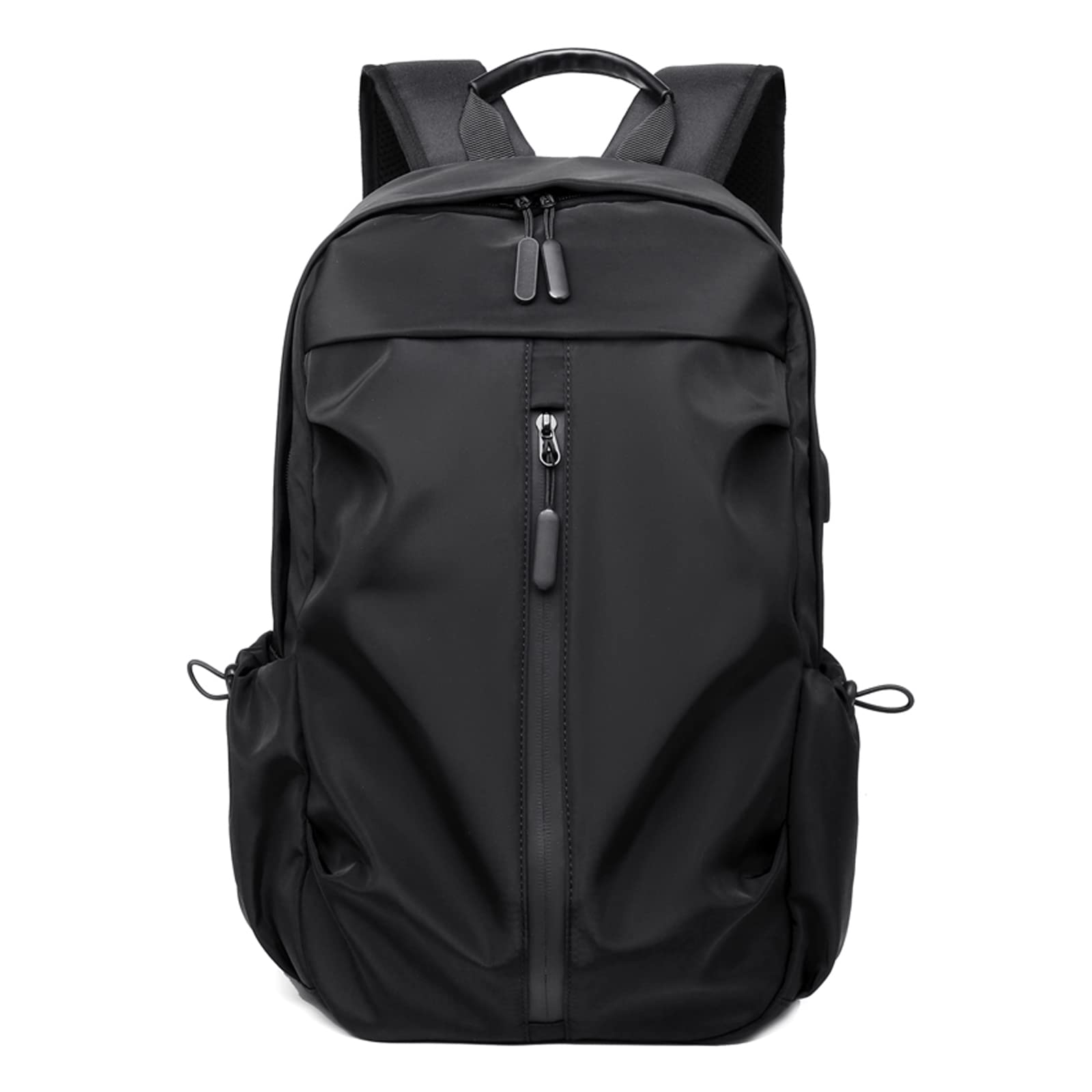 FANDARE Zaino Universitario 45x30x15 cm Poliestere Impermeabile, Zaino da Viaggio con USB e Aggancio al Trolley per Uomo Donna, Capiente Zaino Sportivo per Scuola, Palestra, Ufficio