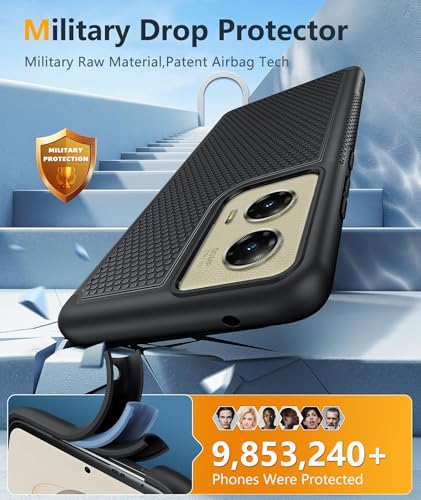Image of FNTCASE for Moto G Stylus 5G 2024 Case: 14FT Military Grade Drop Protection with Screen Protector Shockproof Rugged Anti-Slip Sweat-Resistant Matte Dual Layer Daily Cover, 6.7 inch