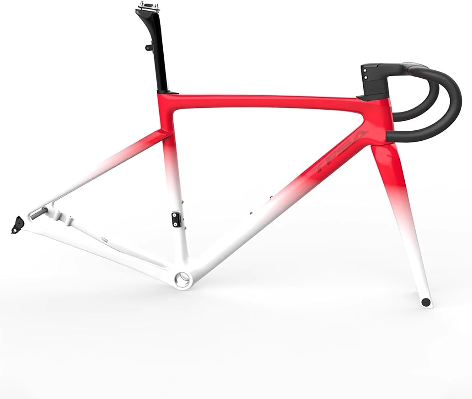 Carbon Fiber Bike Frame, Gravel Bike Frame, Hardtail Mountain Bike Frame, Disc Brake Frame Lightweight, Carbon Road Bike Frameset, Disc Brake Frame Internal Routing(Green,54cm)