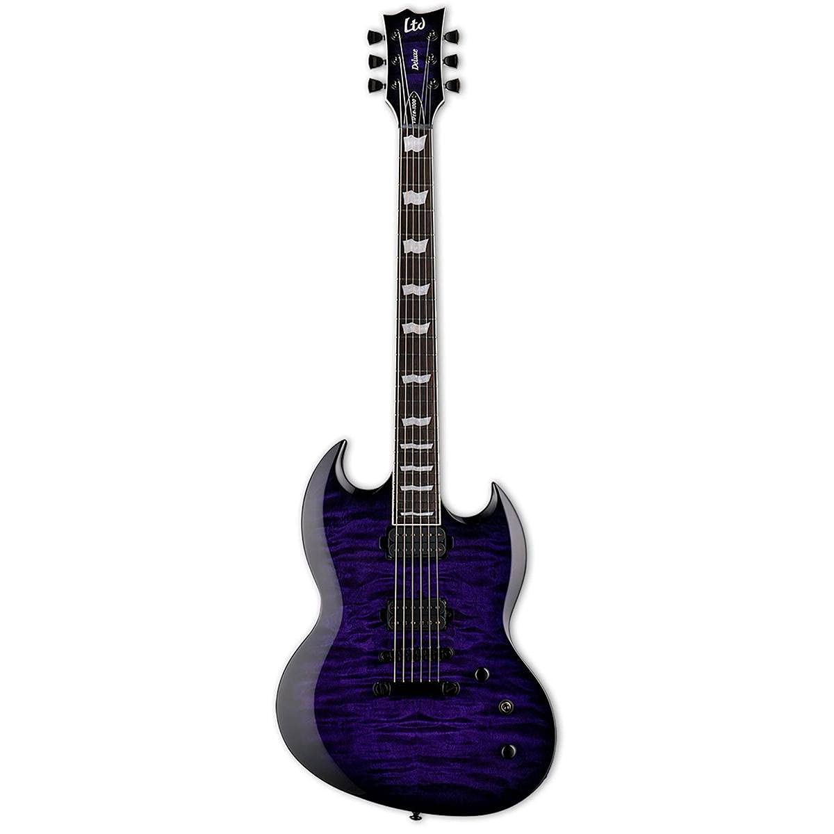 Amazon | ESP Guitars 6弦エレキギター シースルー パープル