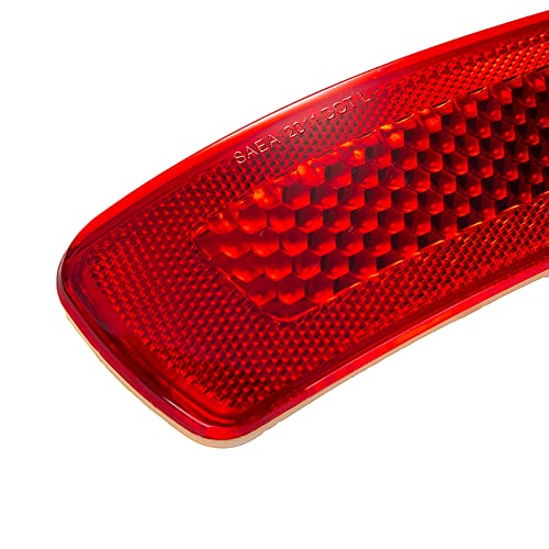 2 Peças Reflector De Pára-choques Traseiro Luz De Alerta De Paragem Da Cauda Da Lâmpada 57010720AC 5