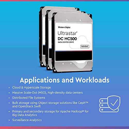 Image of HGST WD Ultrastar DC HC520 12TB HDD 7200 RPM SATA 6Gb /s 256MB Cache 3.5-Inch Enterprise Hard Drive | Power-Disable | HUH721212ALE604 0F29592 (Renewed)