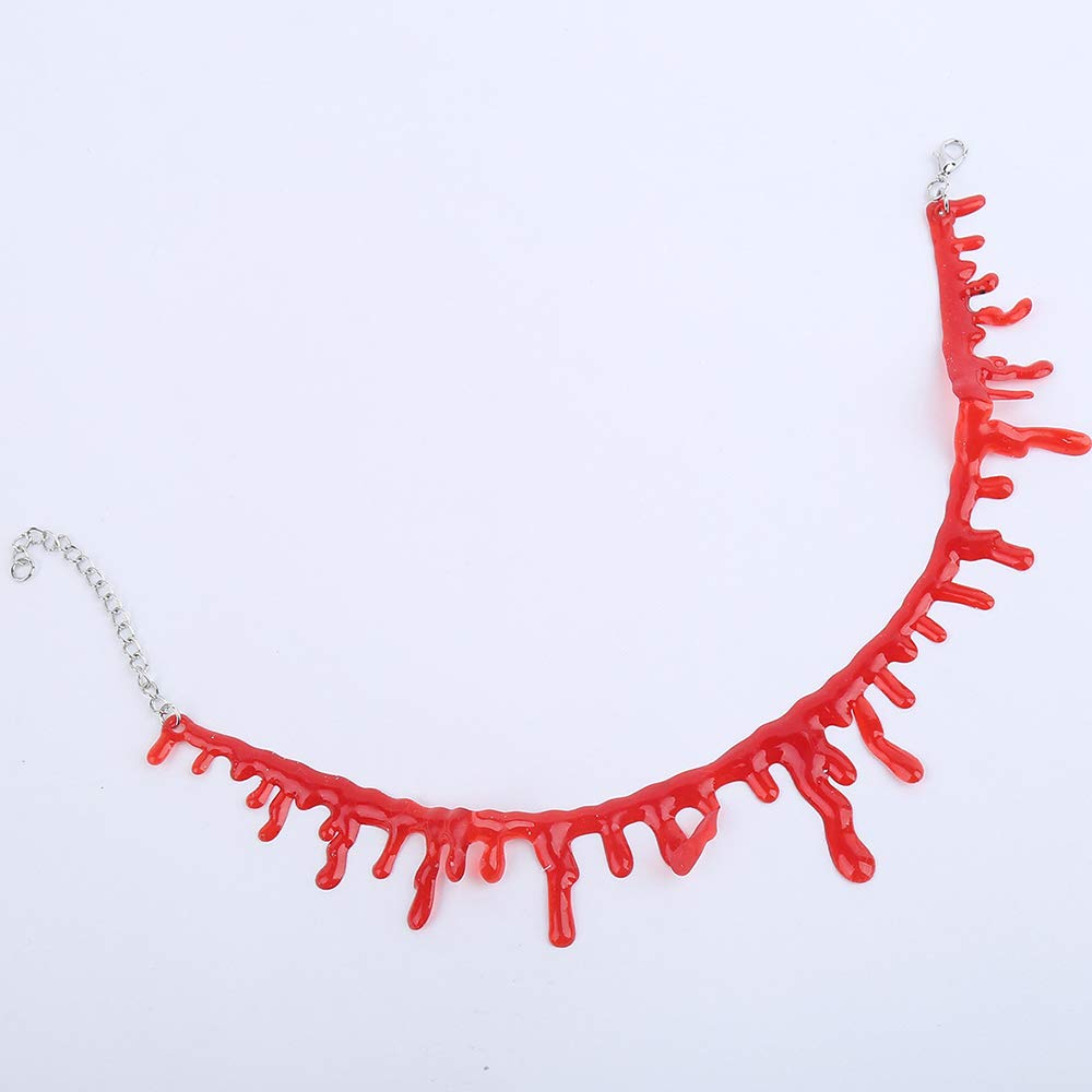Amazon.com: Halloween Dripping Blood Necklace Bloody Choker 