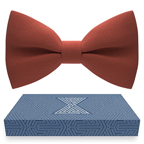 Image of Bow Tie House Mens Bowties Pre-tied Shape Clip on Bowtie Solid Men Formal Wear for kids, baby boys, toddler any age bow ties
