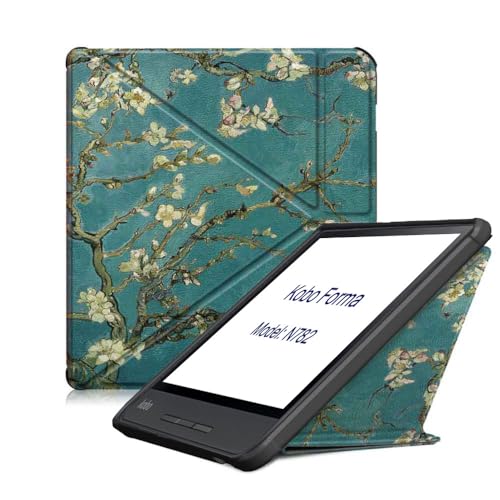 E-Reader Cover for Kobo Forma N782 8 inch (2018 Release Version),Ultra Slim Lightweight with Auto Sleep/Wake Up Function Folio Leather Case for KOBO Forma 2018 8" E-Book (XH)