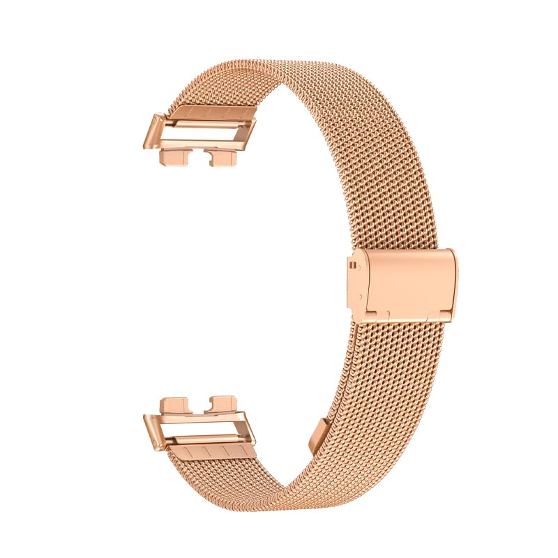 Correa metálica de malla ajustable para Huawei Band 8 miniatura 4