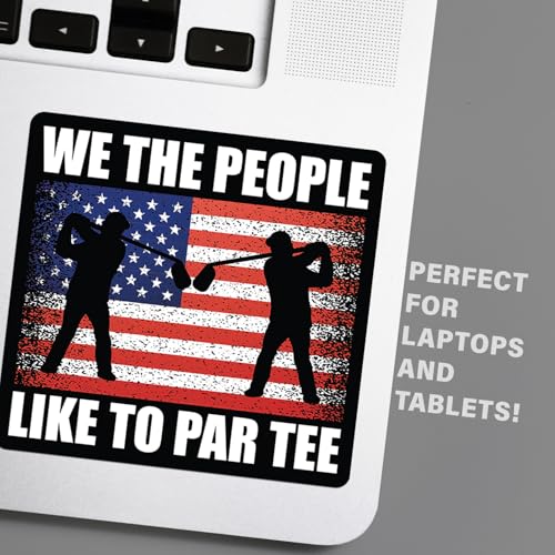 Image of Funny Golf Stickers - 5 Inch Waterproof Vinyl Decals - Choose from 10 Humorous Designs - Perfect for Cars, Golf Carts, Laptops, Windows, Bumpers & More (Par Tee)