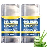 2 Piezas 30 Gramos urea, Crema Para Pies Con Urea Con Coco Y 2% De ácido Salicílico, Crema Reparadora Para Talones Para Hidratación Profunda, Callos, Pies Secos Y Talones Agrietados