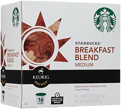 Image of Starbucks Breakfast Blend, K-Cup for Keurig Brewers, 16 Count