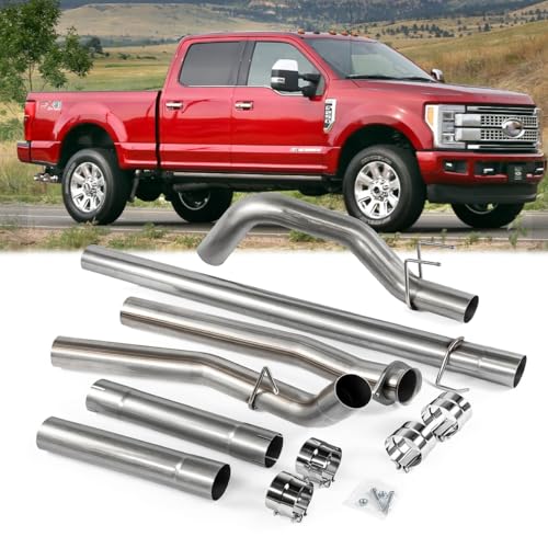Kucaruce Stainless Steel Exhaust Pipe Kit for 2011-2019 F250