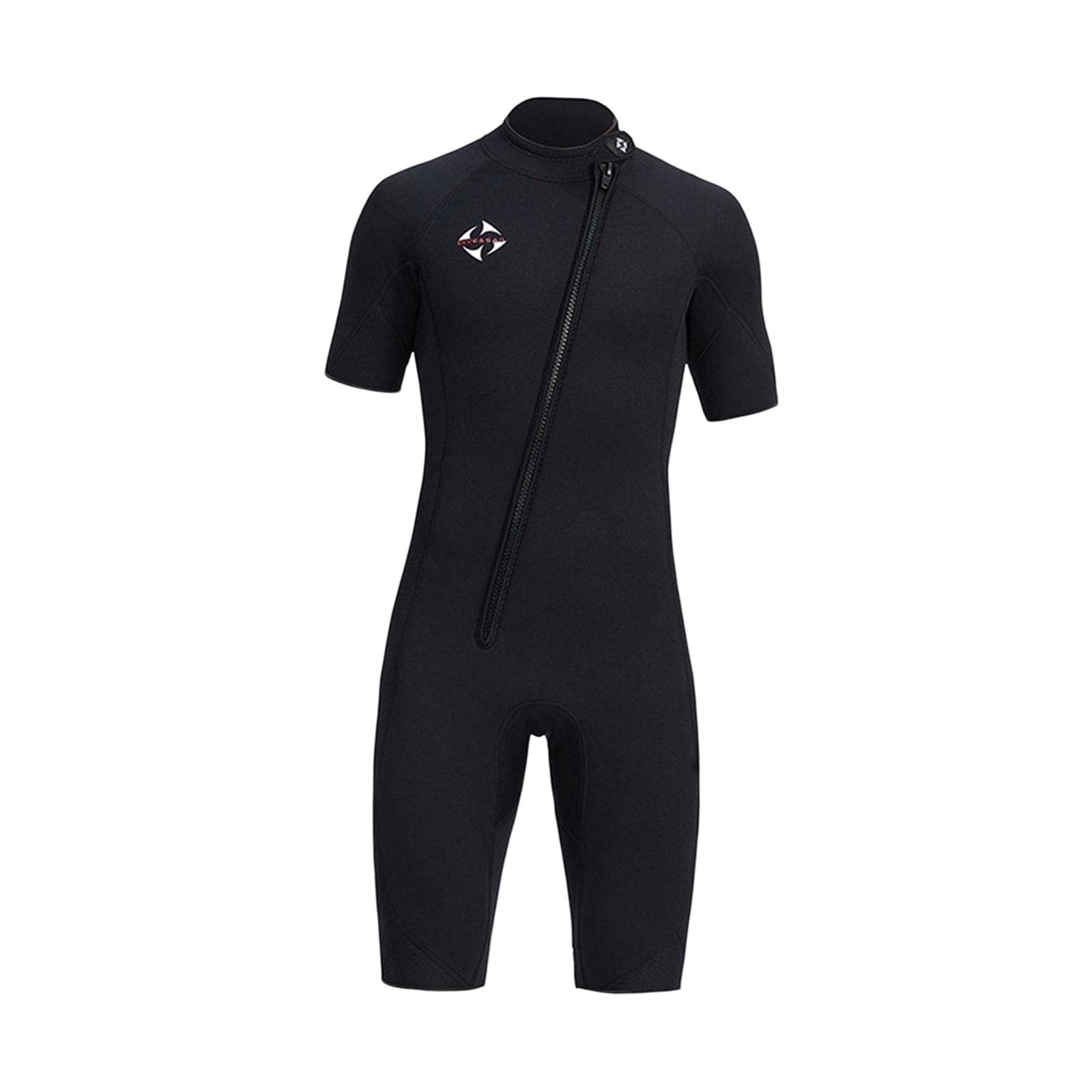 ujeavette UJEAVETTE® 3Mm Neoprene Men Wetsuit Diving Suit Swimsuit for Swimming Water Sports Black XL-picture-29