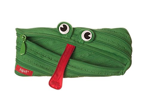 ZIPIT Animals Pencil Case, Frog by ZIPIT USA INC. [並行輸入品]