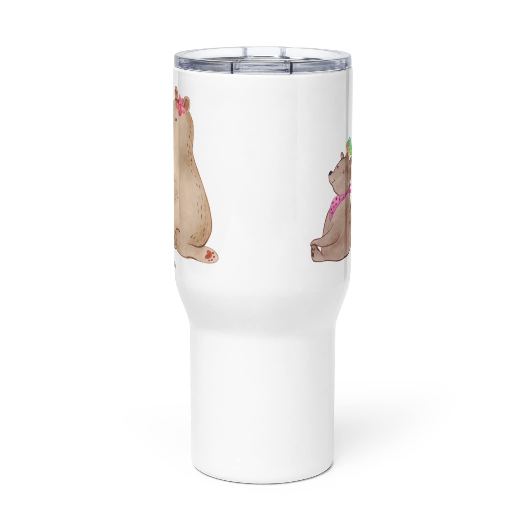 Mr. & Mrs. Panda Kaffee-to-go-Becher Bär Kind - Geschenk, Muttertag, Mehrwegbecher, Danke Mama, Großer Thermobecher, thermosbecher, Kaffee-Thermobecher, Tochter, Familie, Bären