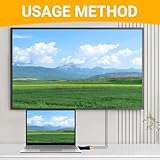 HDMI to AV RGB RCA Converter, 1080P High-Definition Audio Video Converter HDMI to 3 RGB Adapter, Component Video Audio Converter Gold Plated Interface Compatible with Xbox PS2 STB VHS TV Laptop - Image 6