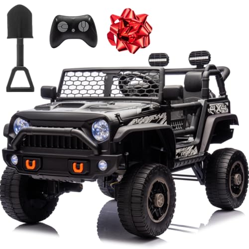 MOEYURO 24V 2-Seater Ride-On Truck with Remote